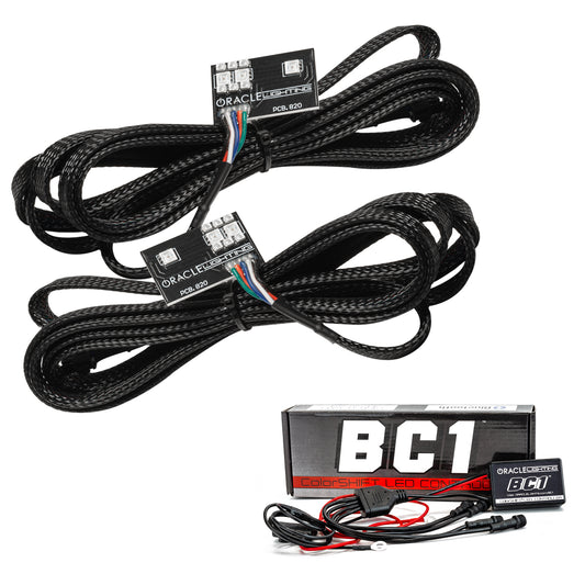 Oracle Lighting 1442-335 - 2020-2021 Chevrolet C8 Corvette ORACLE ColorSHIFT RGB+A LED Headlight DRL Upgrade