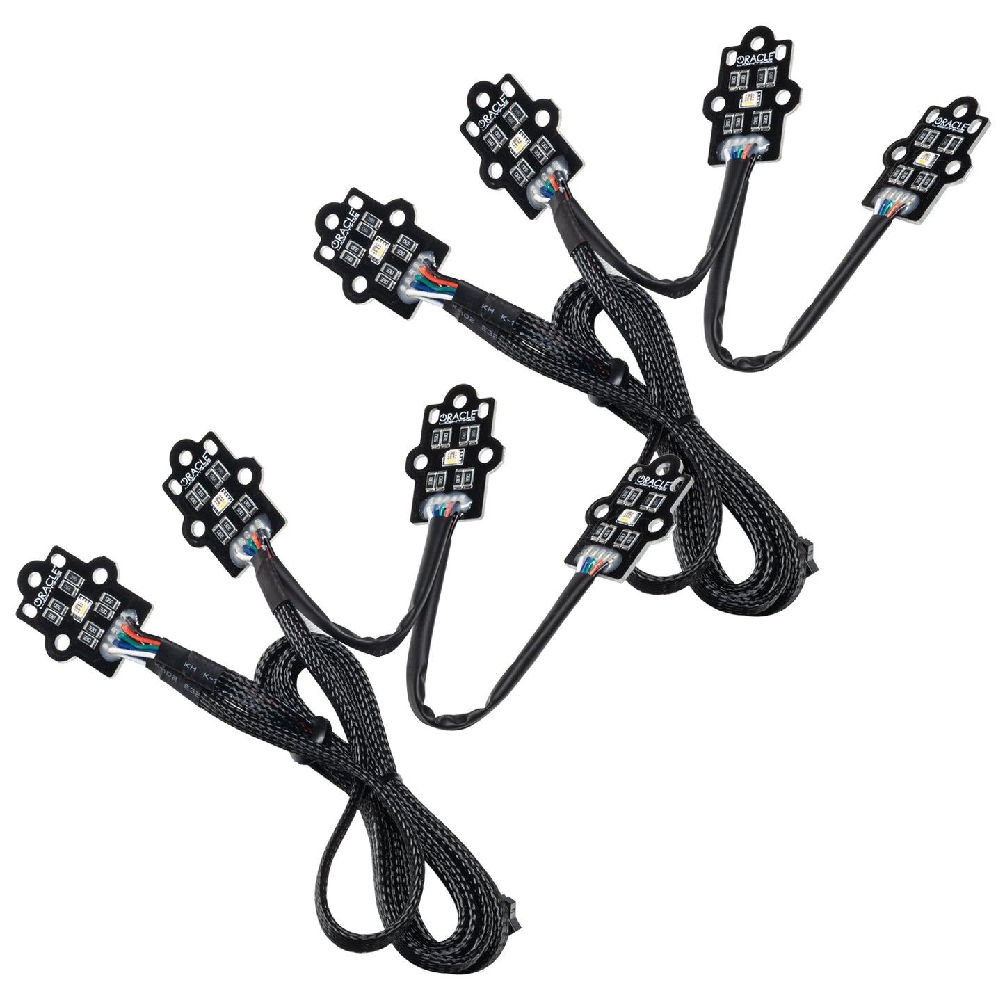 Oracle Lighting 1452-334 - 2020-2021 Chevrolet Silverado HD 2500/3500 ColorSHIFT RGB+W Headlight DRL Upgrade Kit