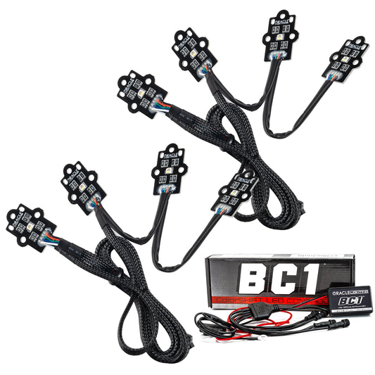 Oracle Lighting 1452-335 - 2020-2021 Chevrolet Silverado HD 2500/3500 ColorSHIFT RGB+W Headlight DRL Upgrade Kit