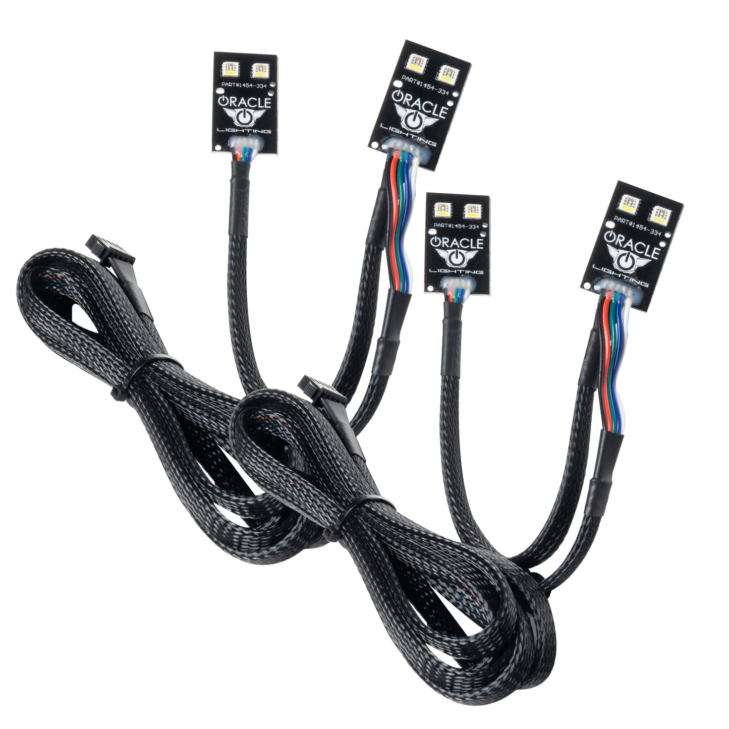 Oracle Lighting 1454-334 - 2021 Ford Bronco Sport ColorSHIFT RGB+W Headlight DRL + Halo Upgrade