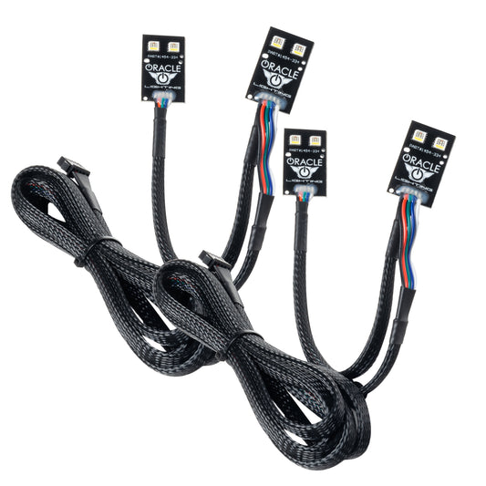 Oracle Lighting 1454-334 - 2021 Ford Bronco Sport ColorSHIFT RGB+W Headlight DRL + Halo Upgrade