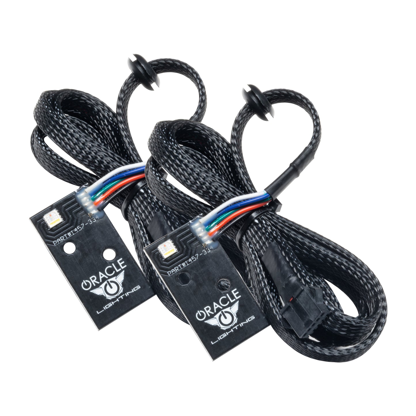 Oracle Lighting 1457-334 - 2014-2021 Infiniti Q50 ColorSHIFT RGB+W Headlight DRL Upgrade Kit