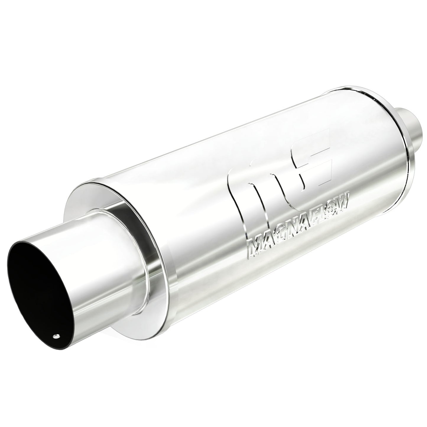 MagnaFlow Street 6in. Round Straight-Through Performance Exhaust Muffler 14822 MAGNAFLOW-14822