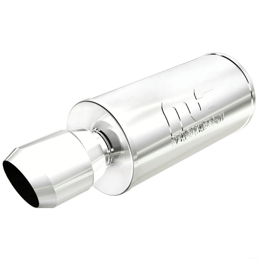 MagnaFlow Street 7in. Round Straight-Through Performance Exhaust Muffler 14836 MAGNAFLOW-14836