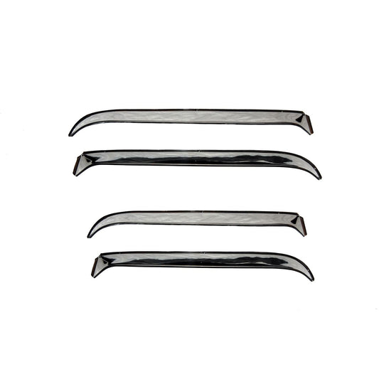 Auto Ventshade 14106 Ventshade With Stainless Steel Finish 4-Piece Set For 1977-1981 Bonneville/Catalina 1977-1985 Impala LeSabre Delta 88 1977-1990 Caprice 1983-1986 Pontiac Parisienne