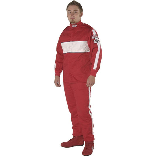 G-FORCE Racing Gear GF505 JACKET SFI 3.2A/5 CHILD LARGE RED 4385CLGRD