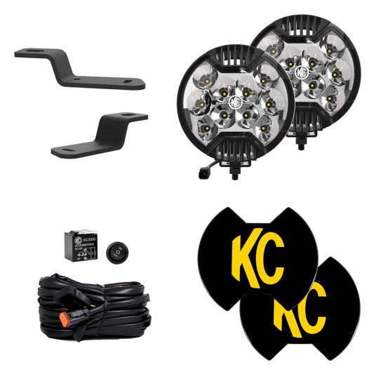 KC HiLiTES SlimLite LED - 2-Light System - Ditch Light Kit 97161