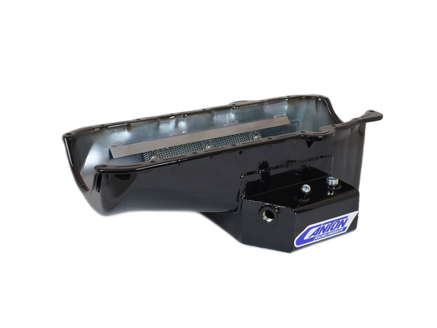 Canton 15-240BLK Oil Pan Small Block Chevy Corvette Pre-1980 Road Race Pan