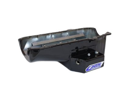 Canton 15-240BLK Oil Pan Small Block Chevy Corvette Pre-1980 Road Race Pan