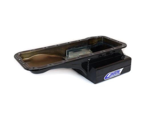 Canton 15-820BLK Oil Pan For Ford 332-428 FE Front T Sump Road Race Pan
