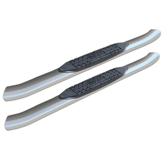 Raptor Series 4 in OE Style Curved Oval Steps Polished Stainless Steel 1503-0145