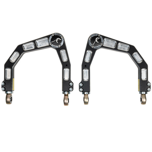 Raptor Series RSO Front Upper Control Arms Forged Billet Aluminum Black Anodized 1-4in Lift 150107-433000