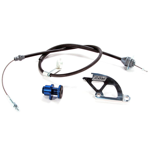 BBK MUSTANG HD ADJ CLUTCH CABLE QUADRANT & FW ADJUSTER 15055