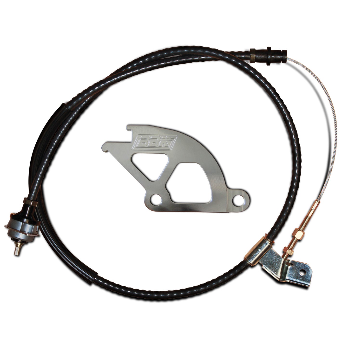 BBK MUSTANG HD ADJ CLUTCH CABLE & QUADRANT KIT 1505