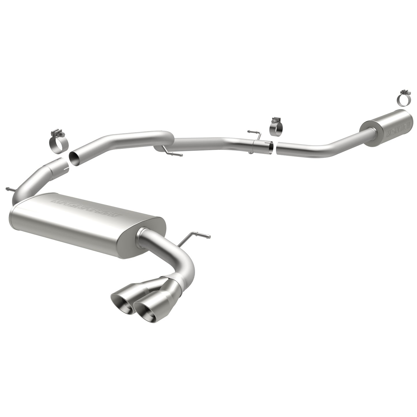 MagnaFlow 2012-2018 Ford Focus Street Series Cat-Back Performance Exhaust System MAGNAFLOW-15072