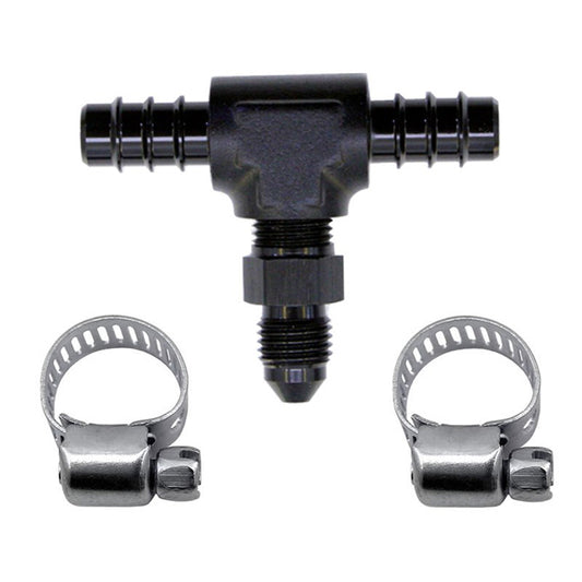 Nitrous Express 5/16 FUEL T 5/16 HOSE BARB TO 4AN MALE NX-15235