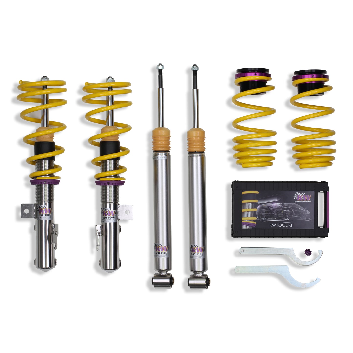 KW Suspensions 15256012 KW V2 Coilover Kit - Scion tC (ATG20)