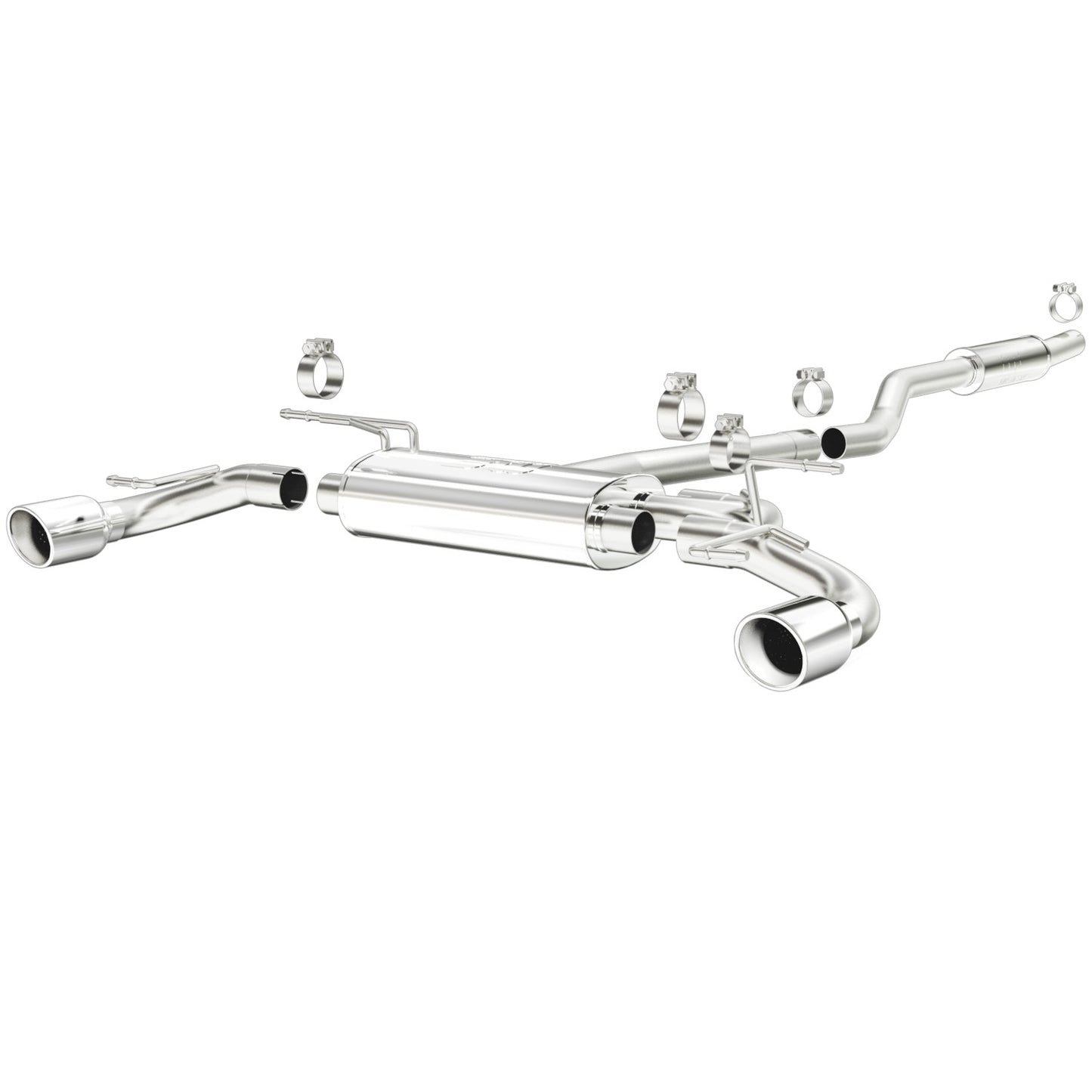 MagnaFlow 2014-2018 Mazda 3 Street Series Cat-Back Performance Exhaust System MAGNAFLOW-15294