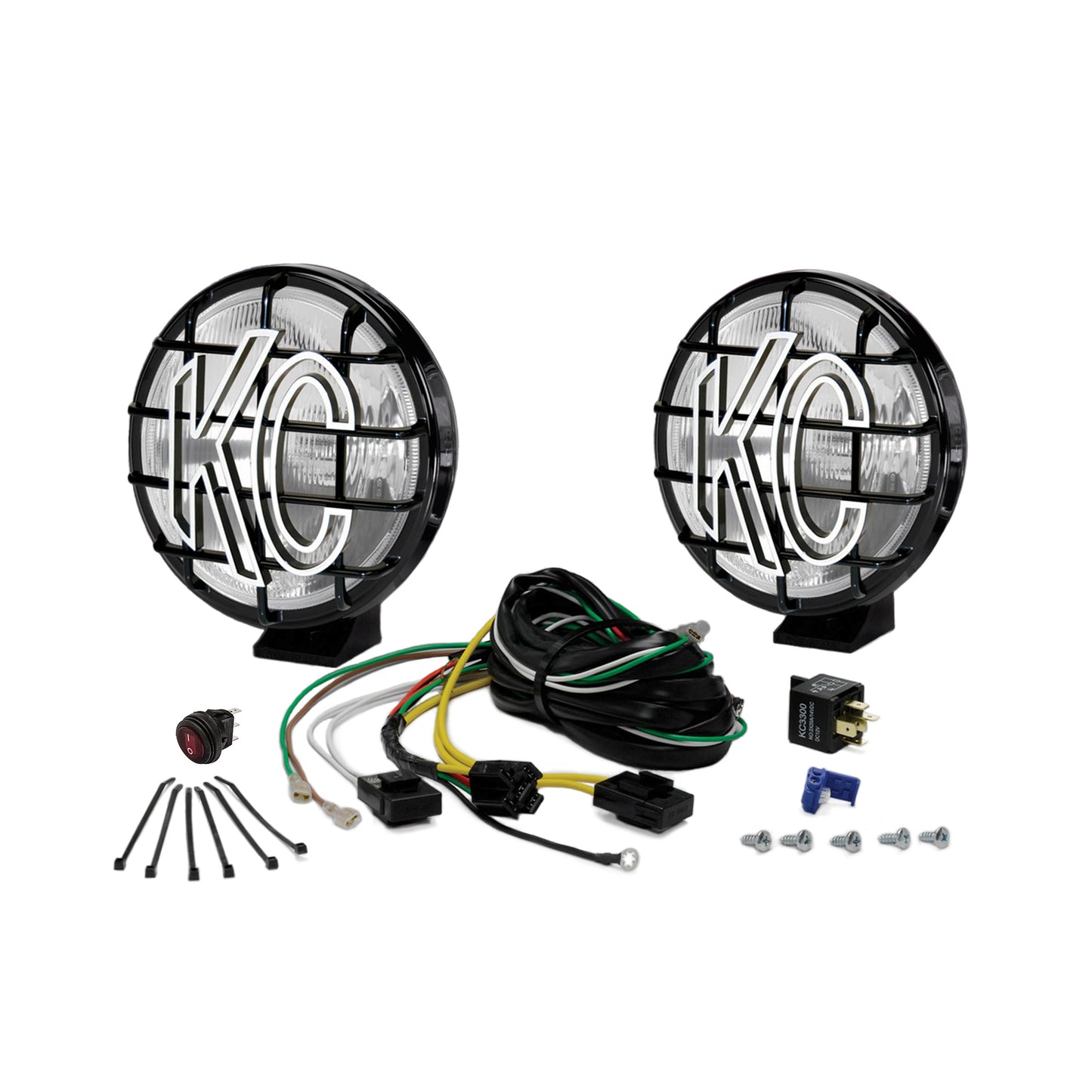 KC HiLiTES 6 in Apollo Pro Halogen - 2-Light System - 100W Fog Beam 152