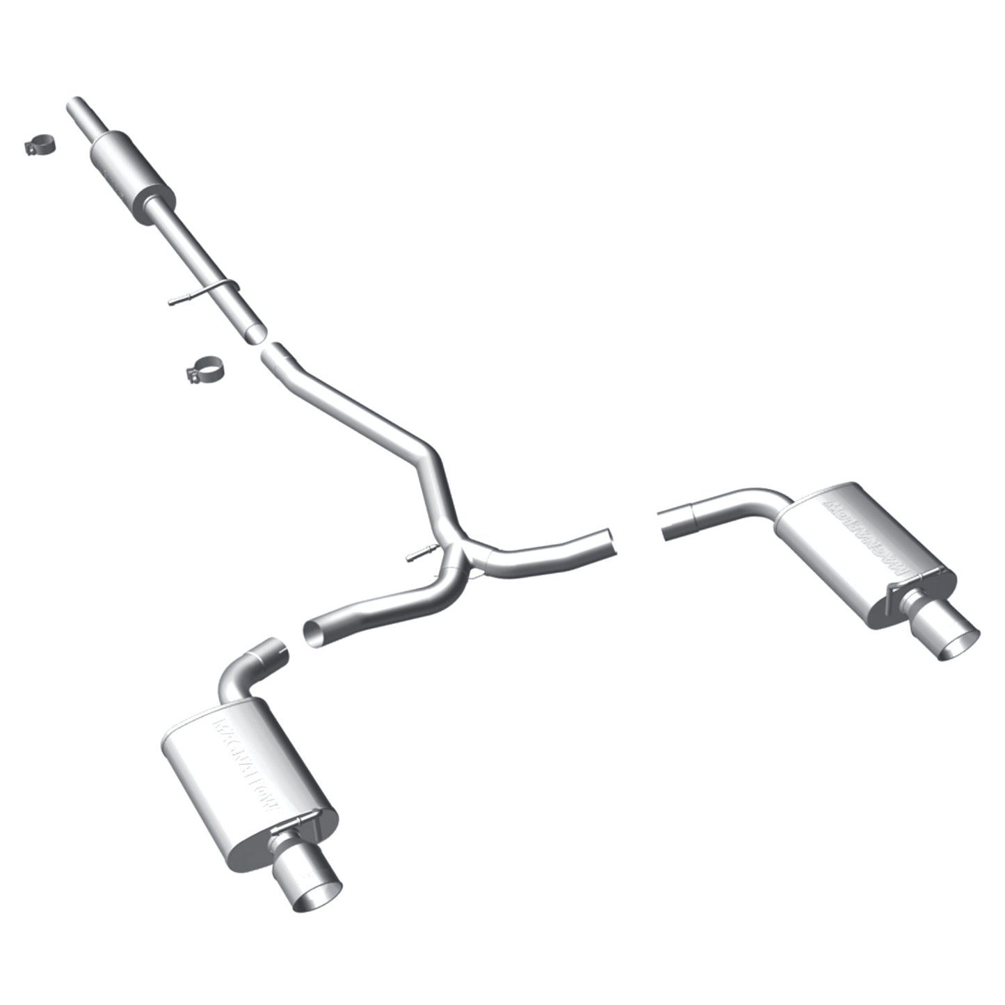 MagnaFlow 2011-2015 Ford Explorer Street Series Cat-Back Performance Exhaust System MAGNAFLOW-15467