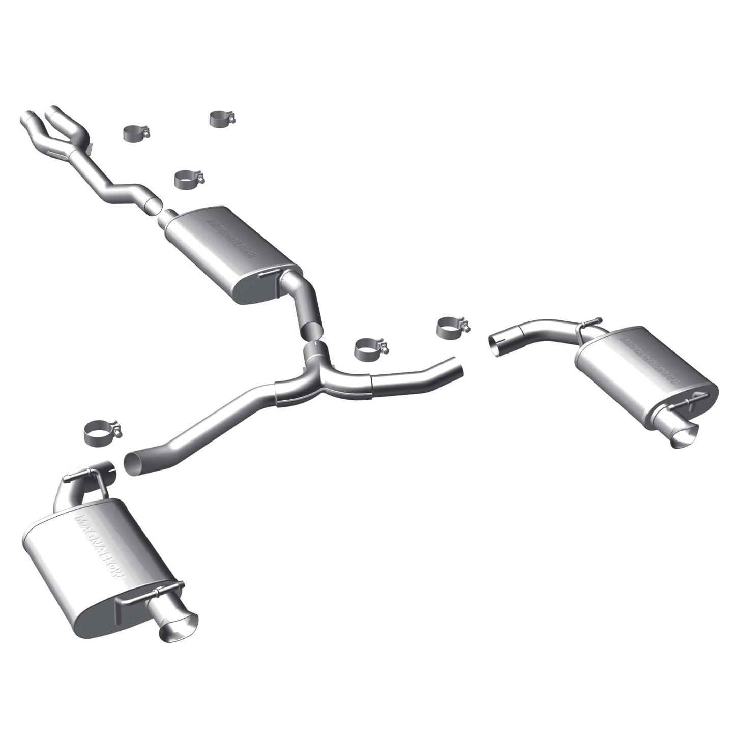 MagnaFlow 2011-2014 Dodge Charger Street Series Cat-Back Performance Exhaust System MAGNAFLOW-15492
