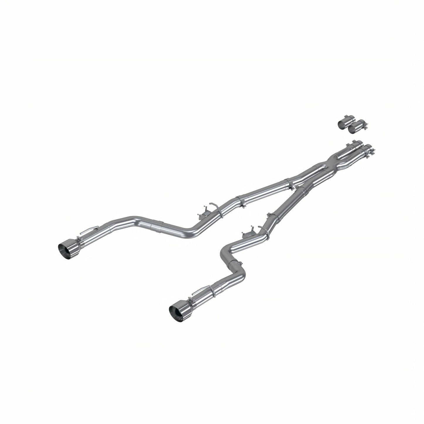MBRP Exhaust 3in. Cat Back; Dual Rear; Dual Tips S7118AL