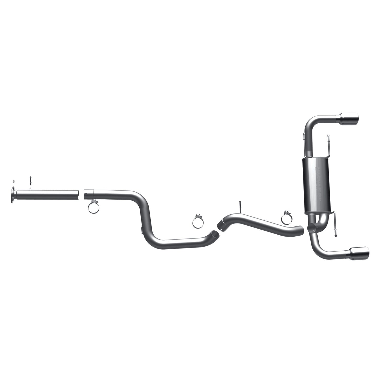 MagnaFlow 2010-2013 Mazda 3 Street Series Cat-Back Performance Exhaust System MAGNAFLOW-15557