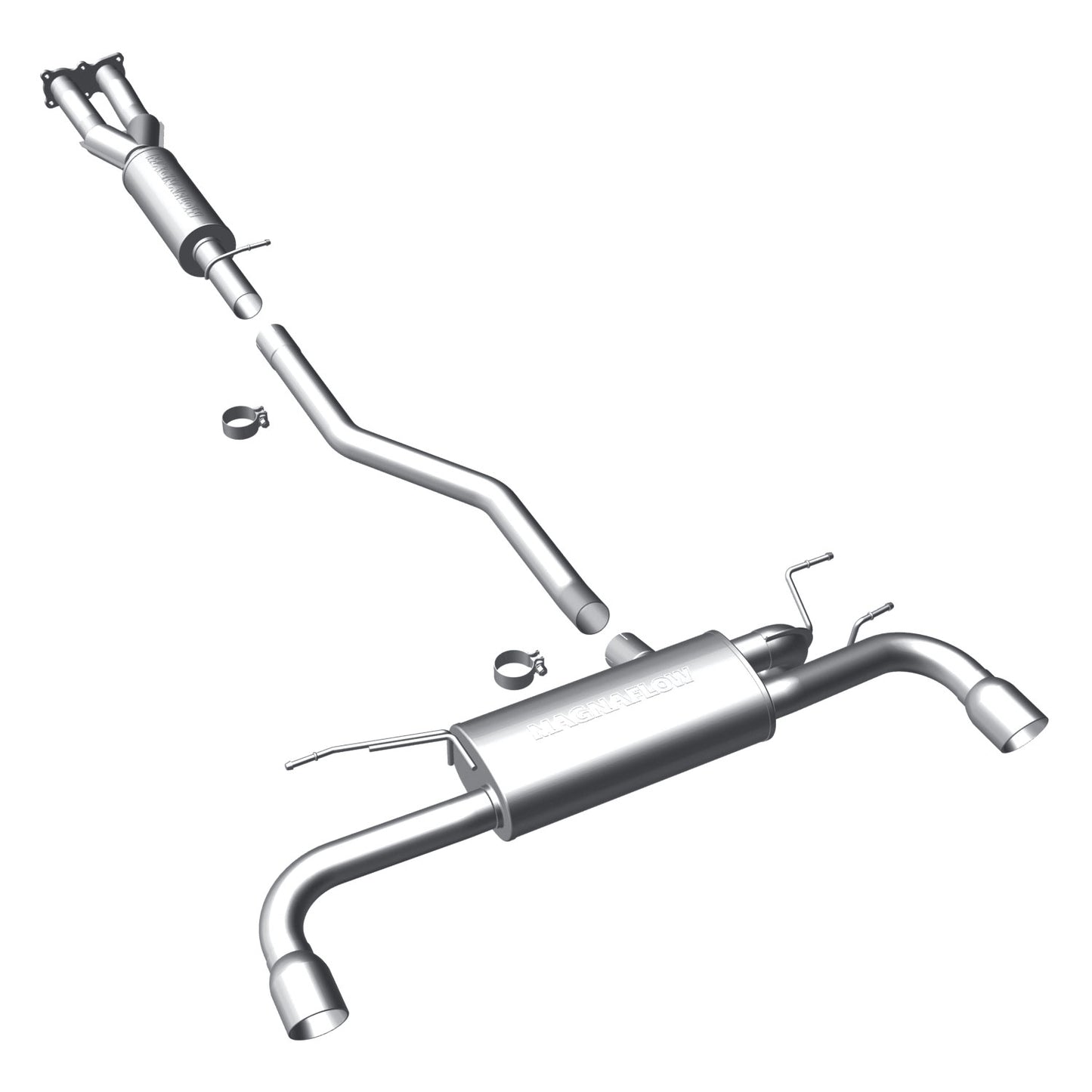 MagnaFlow 2008-2012 Land Rover LR2 Street Series Cat-Back Performance Exhaust System MAGNAFLOW-15576
