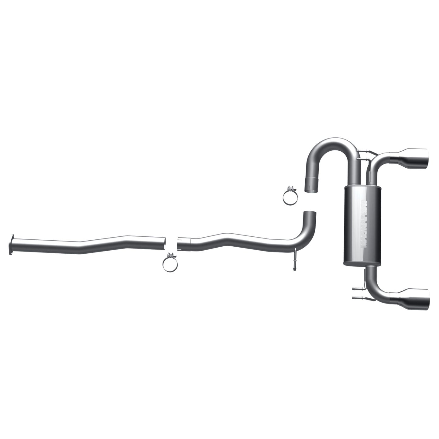 MagnaFlow 2009-2011 Mitsubishi Lancer Street Series Cat-Back Performance Exhaust System MAGNAFLOW-15597