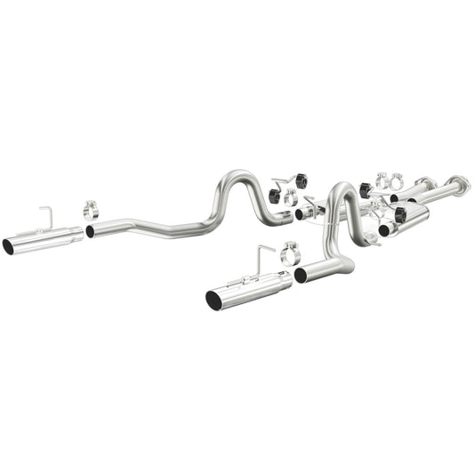 MagnaFlow 1986-1993 Ford Mustang Street Series Cat-Back Performance Exhaust System MAGNAFLOW-15630