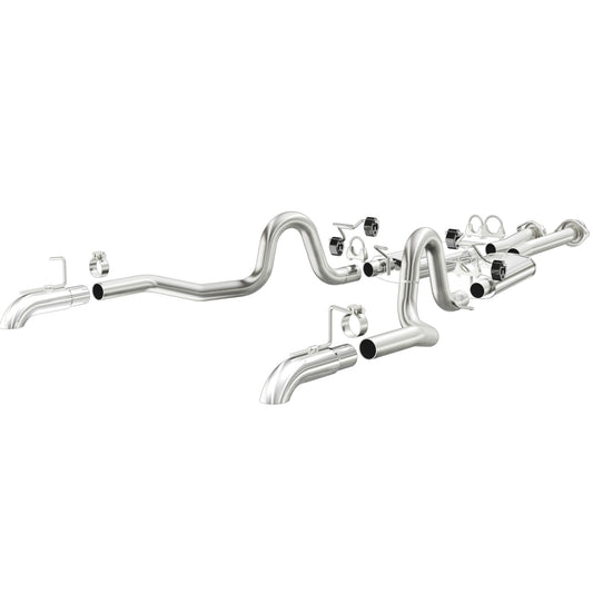 MagnaFlow 1987-1993 Ford Mustang Street Series Cat-Back Performance Exhaust System MAGNAFLOW-15632
