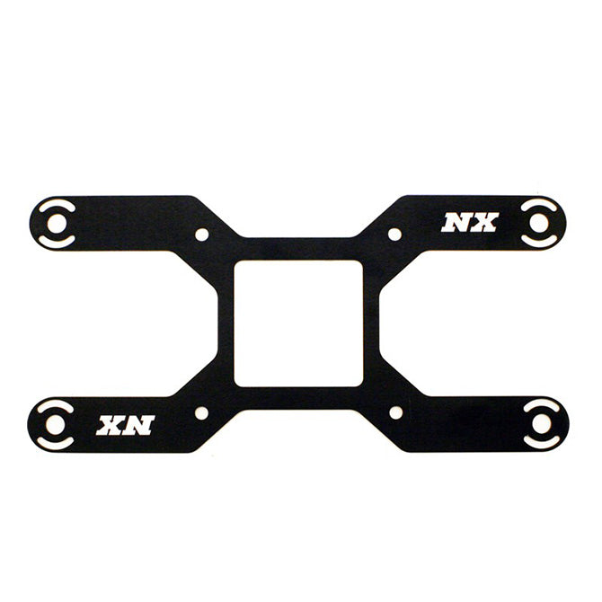 Nitrous Express CARB PLATE SOLENOID BRACKET FOR 4150 (4 solenoids) NX-15728D
