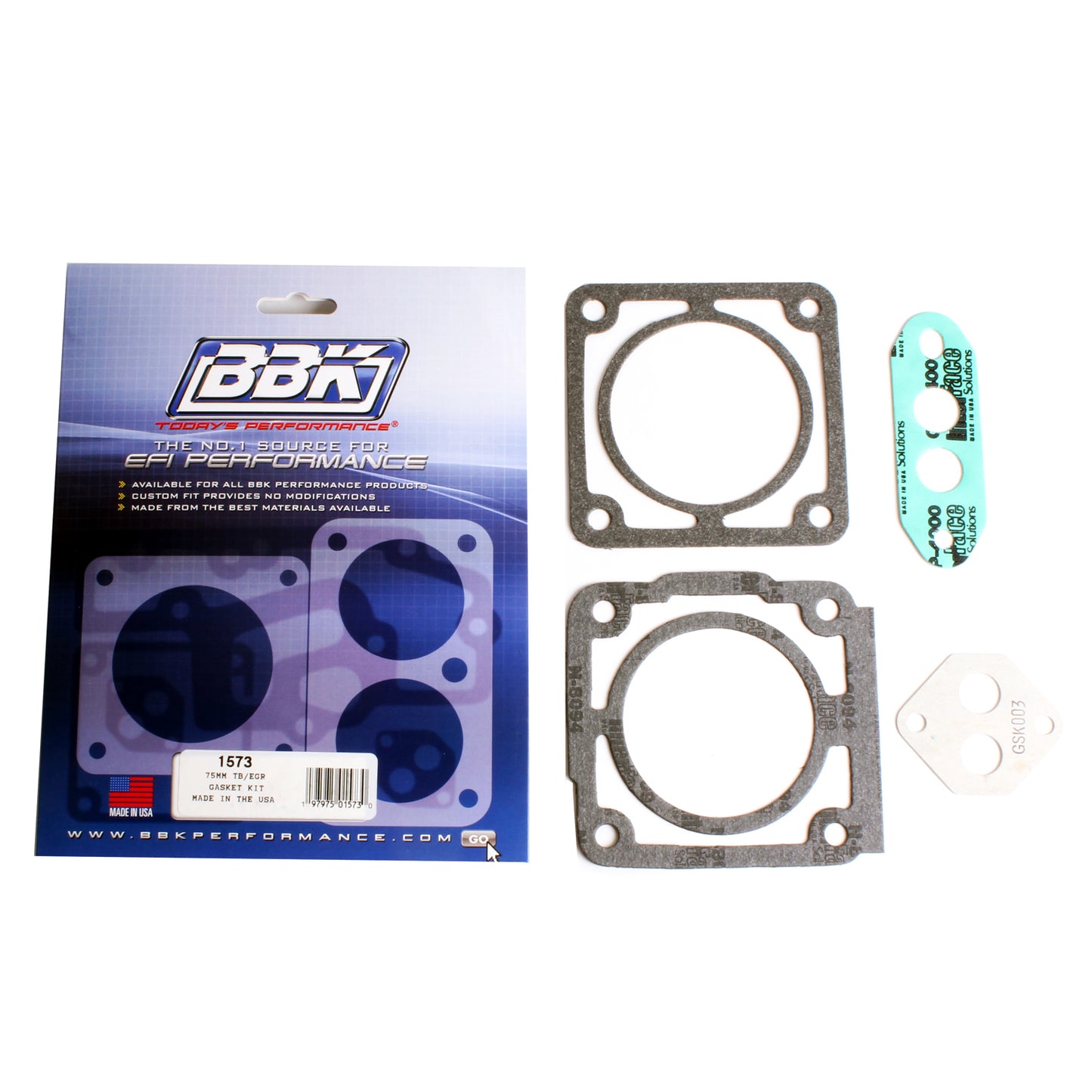 BBK THROTTLE BODY GASKET KIT - FORD 75MM FOR #1503/1600 1573
