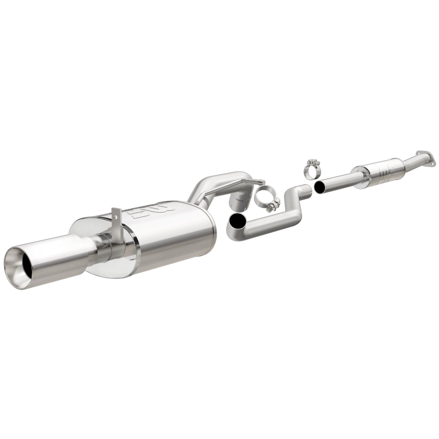 MagnaFlow 2002-2003 Mitsubishi Lancer Street Series Cat-Back Performance Exhaust System MAGNAFLOW-15805