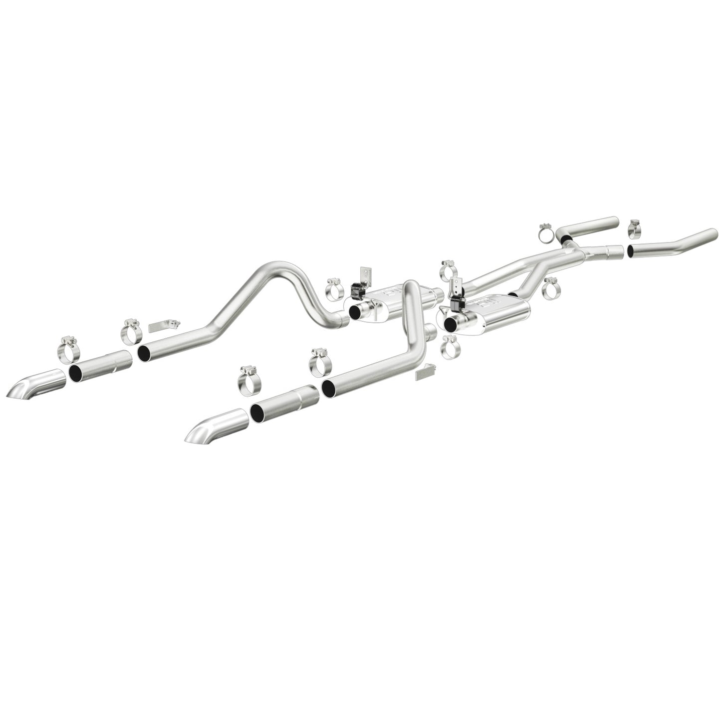 MagnaFlow 1964-1966 Ford Mustang Street Series Crossmember-Back Performance Exhaust System MAGNAFLOW-15815