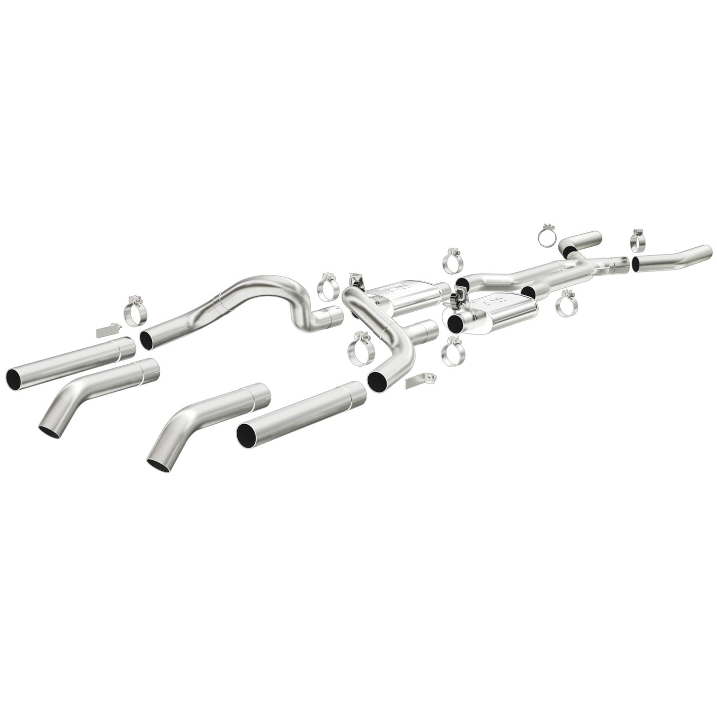 MagnaFlow 1967-1970 Ford Mustang Street Series Crossmember-Back Performance Exhaust System MAGNAFLOW-15819