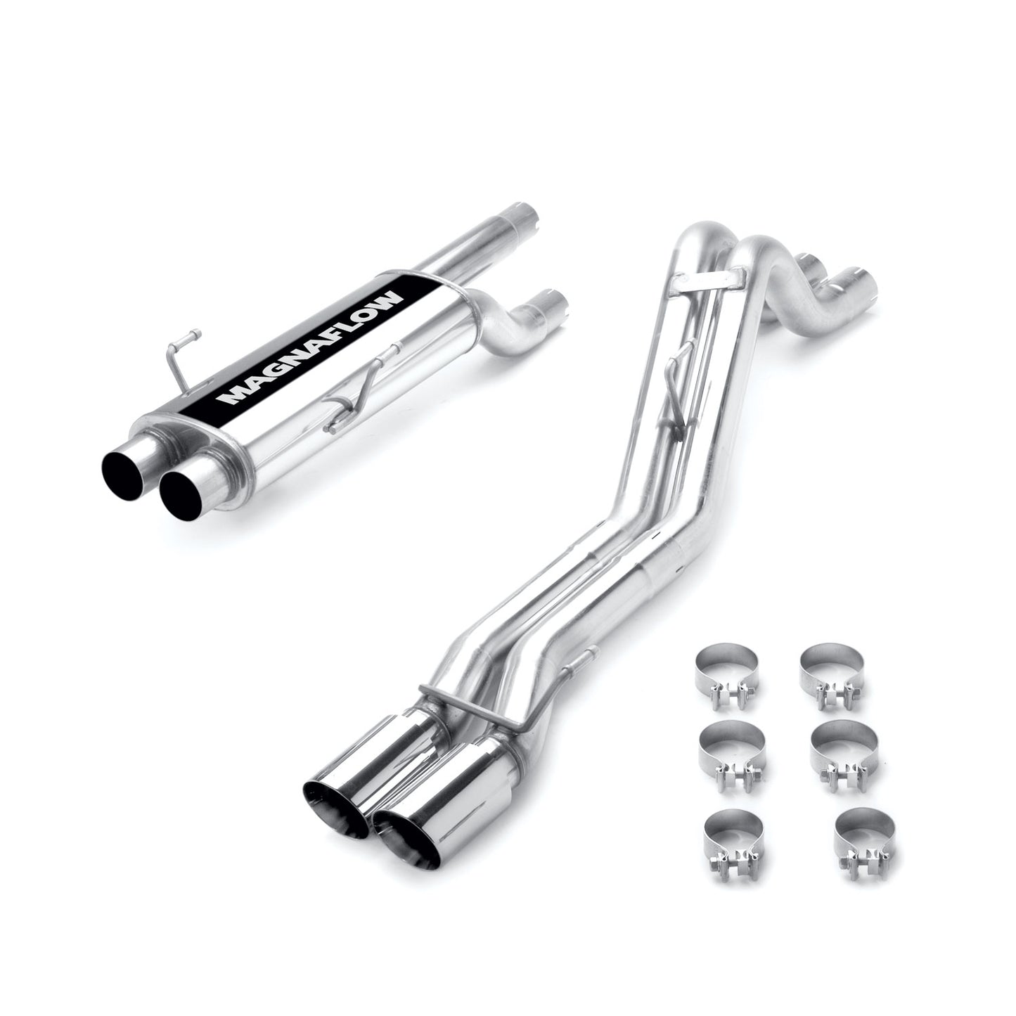 MagnaFlow 2004-2005 Dodge Ram 1500 Street Series Cat-Back Performance Exhaust System MAGNAFLOW-15832