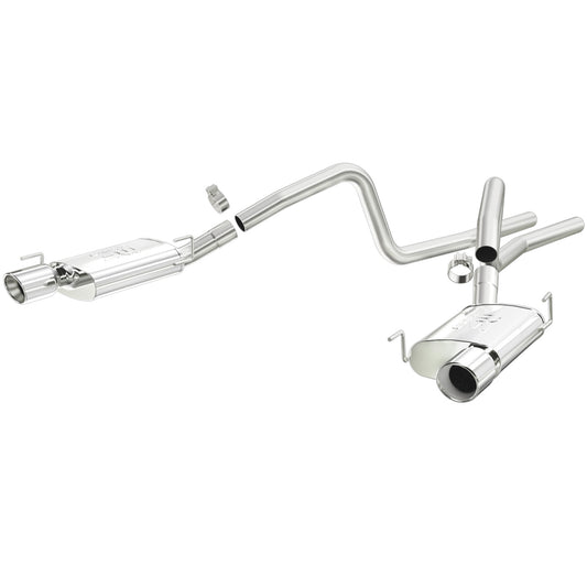 MagnaFlow 2005-2009 Ford Mustang Street Series Cat-Back Performance Exhaust System MAGNAFLOW-15881