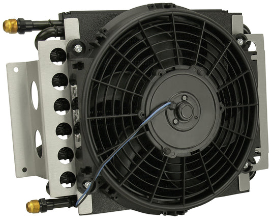 Derale 16 Pass Electra-Cool Remote Transmission Cooler Kit, -8AN Inlets 15900