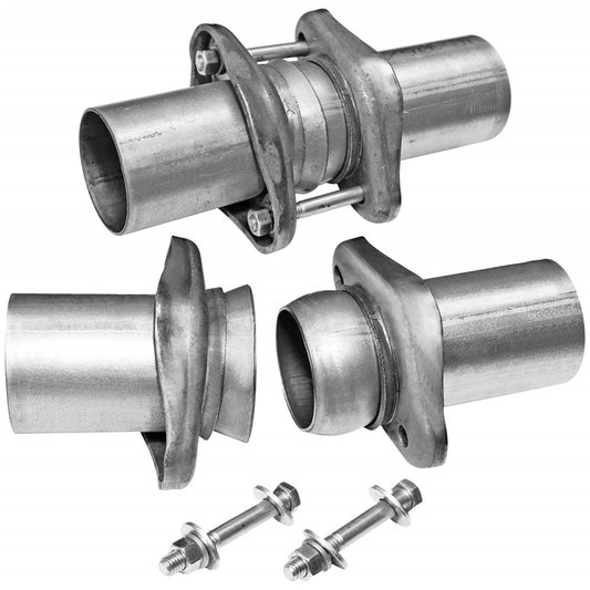 Flowmaster 15938 Header Collector Ball Flange Kit- 2.50 in. to 2.50 in. - Pair - requires welding