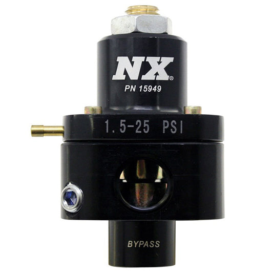 Nitrous Express NX BILLET FUEL PRESSURE REGULATOR BYPASS STYLE 1.5-25PSI NX-15949