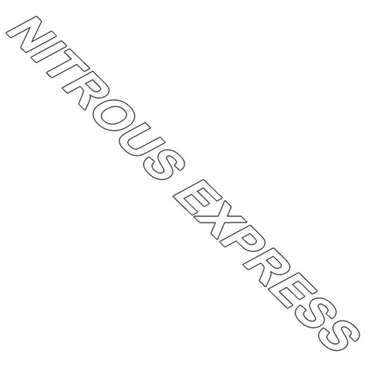 Nitrous Express NX WINDSHIELD DECAL 40" X 3" NX-15984