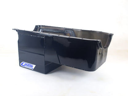 Canton 16-724 Oil Pan 351C Ford Rear Sump 4X4 Truck Oil Pan Black Powder Coat