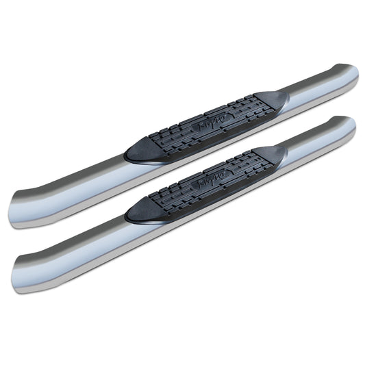 Raptor Series 5 in OE Style Curved Oval Steps Polished Stainless Steel 1601-0324