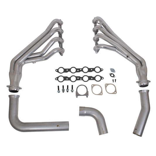 BBK 1999-2002 GM FULL SIZE TRUCK LONG TUBE EXHAUST HEADERS & Y PIPE (CERAMIC) 16140