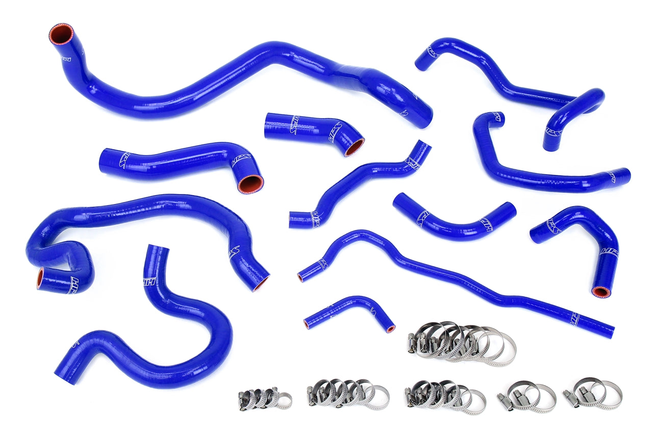 HPS Performance 3-ply Reinforced Silicone Radiator Heater Throttle Body Expansion Tank Hoses 57-2098-BLUE