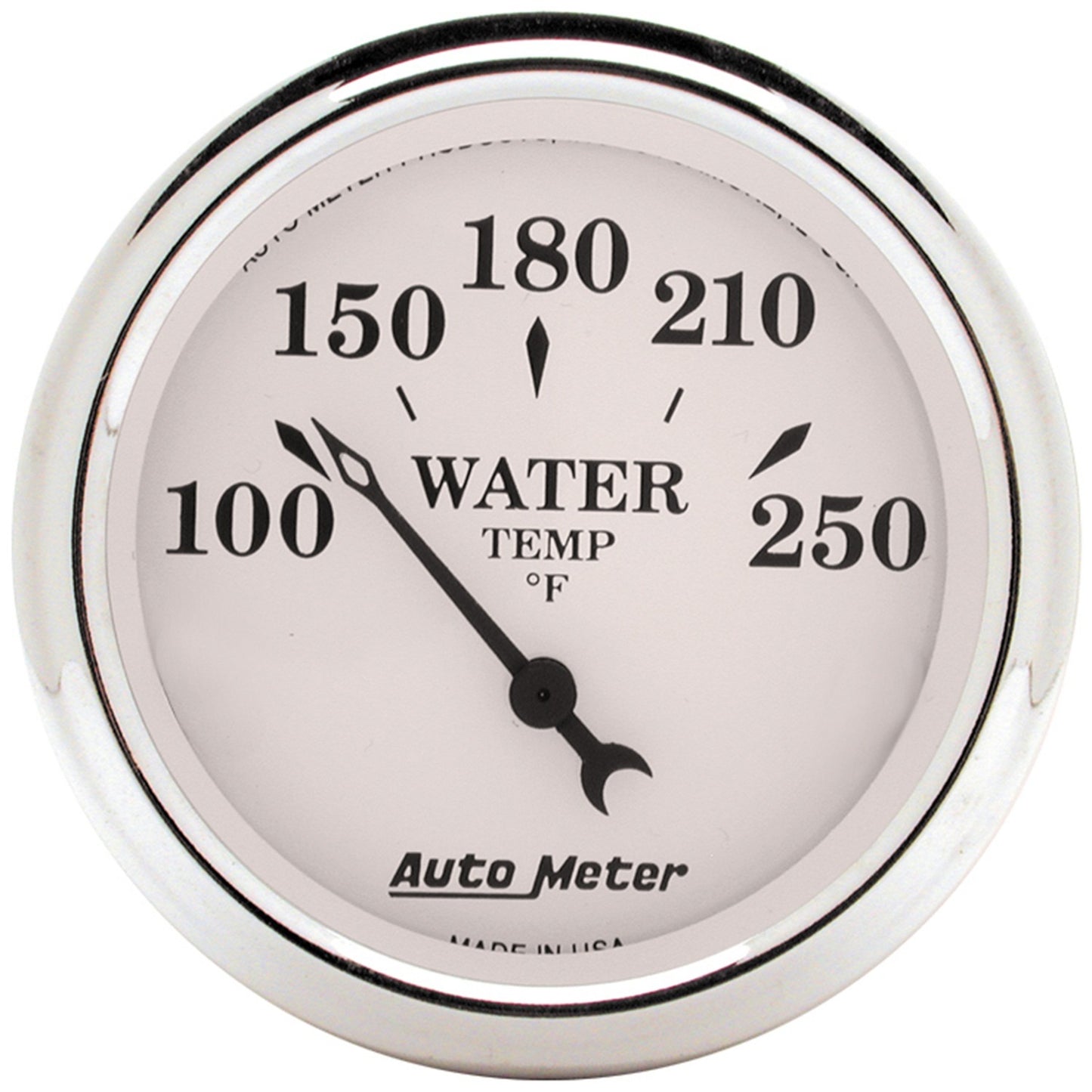 AutoMeter 2-1/16 in. WATER TEMPERATURE 100-250 Fahrenheit OLD-TYME WHITE 1638