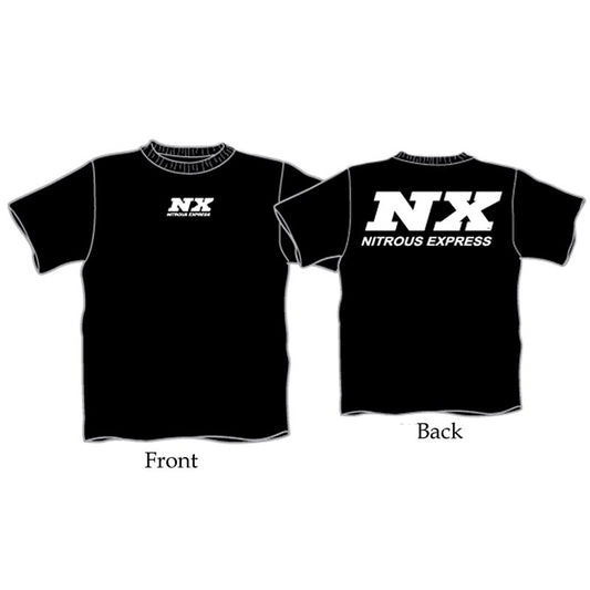 Nitrous Express LARGE BLACK T-SHIRT W/ WHITE NX-16508