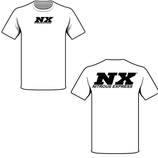 Nitrous Express LARGE WHITE T-SHIRT W/ BLACK NX-16514