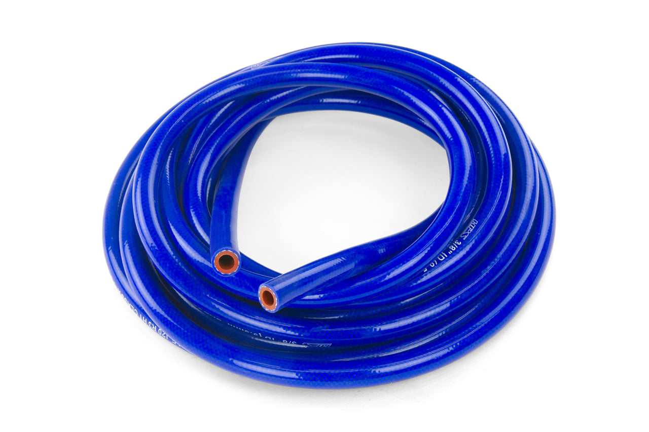 HPS Performance Silicone Heater Hose TubingHigh Temp 1-ply Reinforced1/2" ID25 Feet RollBlue HTHH-050-BLUEx25